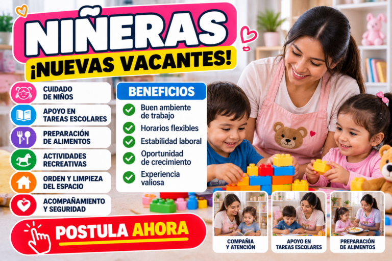 Niñera: funciones, requisitos y cómo postular a un empleo
