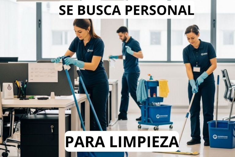 🧹 Personal de limpieza: funciones, requisitos y oportunidades laborales